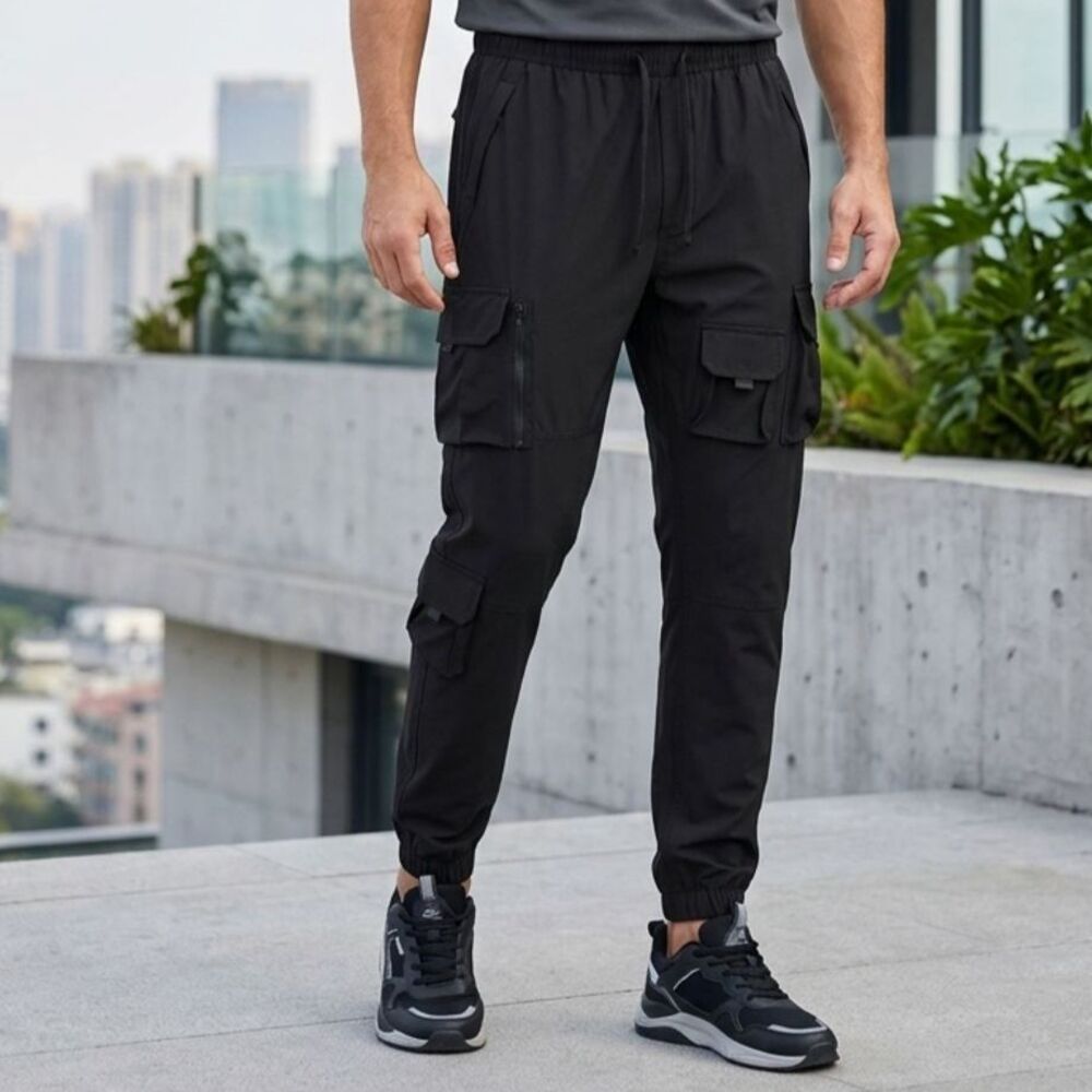 TR Premium Tailored Recreation Slim Fit Multi-Pocket Cargo Jogger Pants Size 36